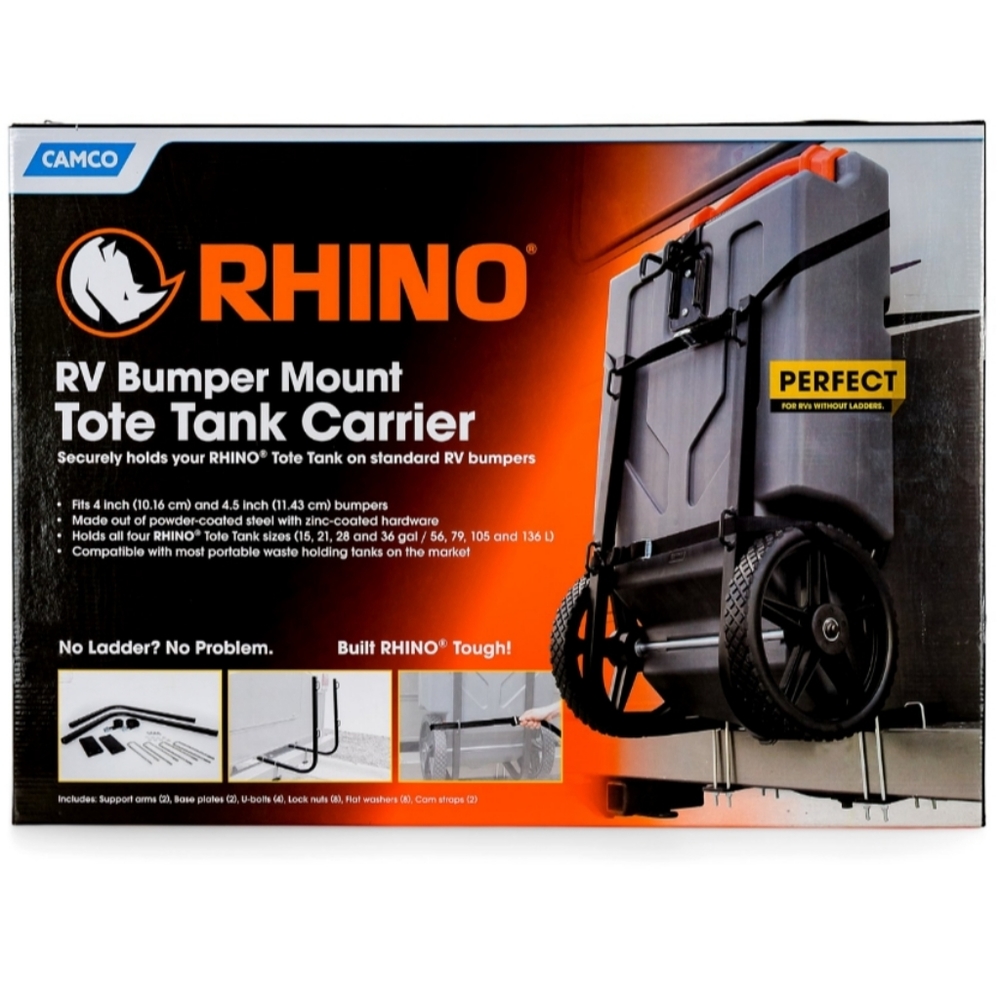 🤑Bumper Tote Tank Holder & Straps Rhino 4 - 4.5" Bumpers